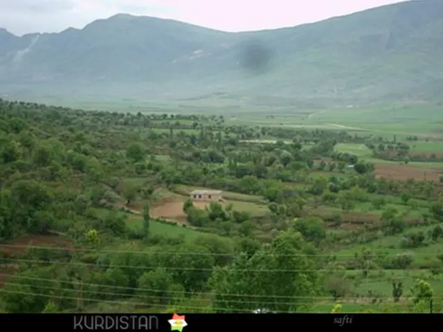 Oil development escalates within Ugandan national park and wetland, as depicted in aerial...