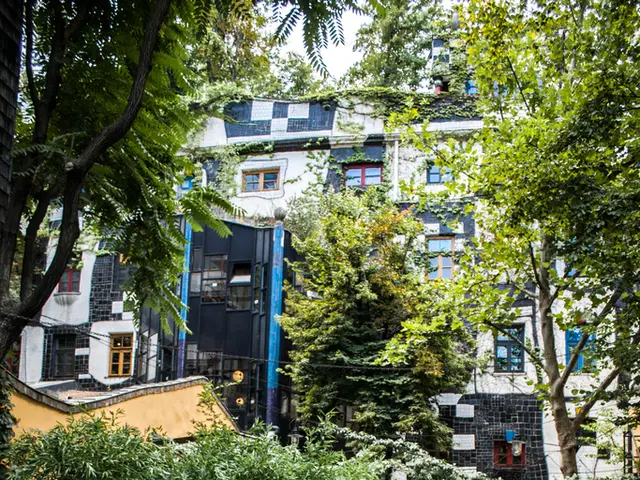 In this picture, at the bottom left there are air coolers which are placed on the ground. Towards...