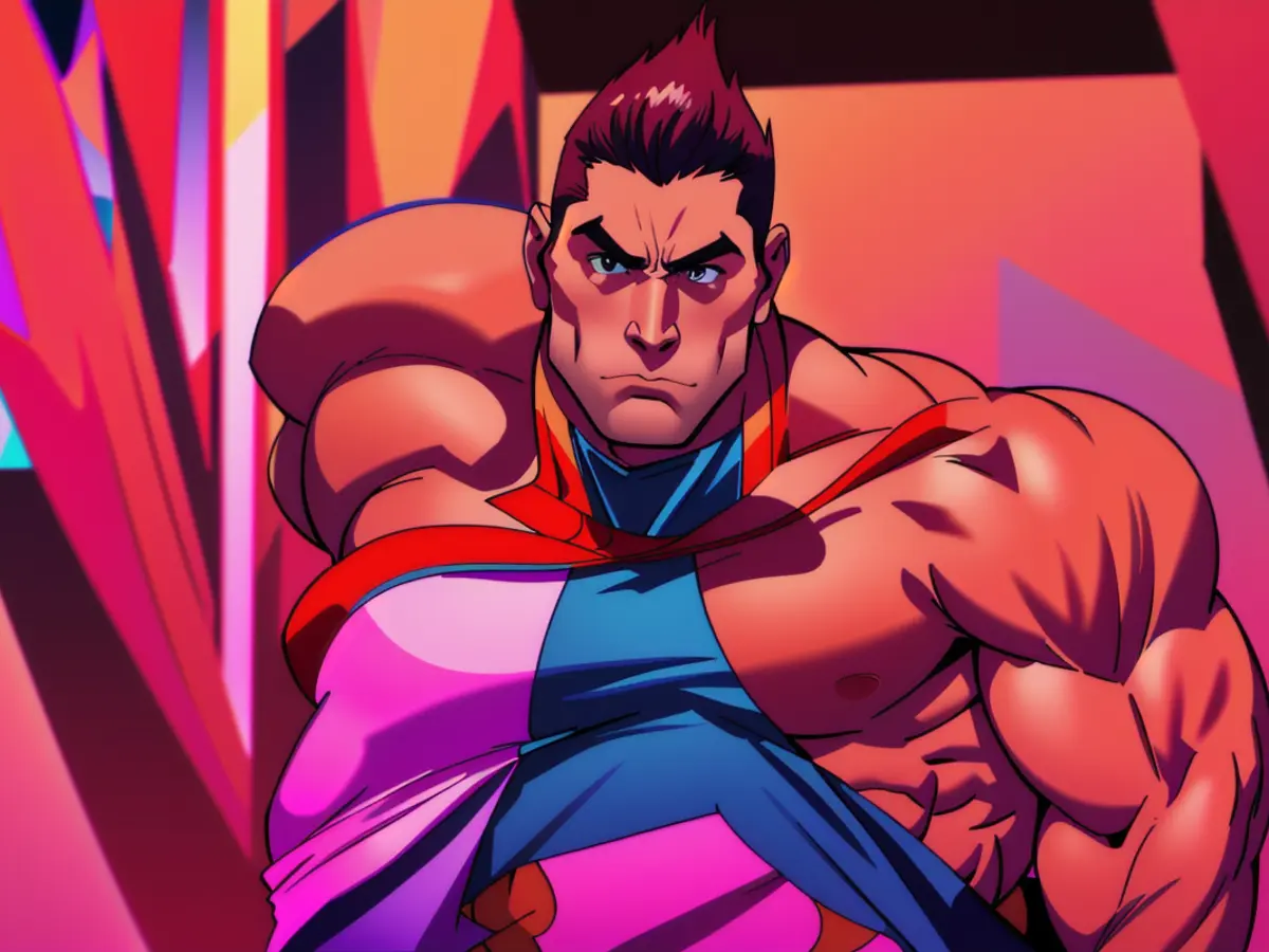 Individual engrossed in auditory entertainment through personal headphones.