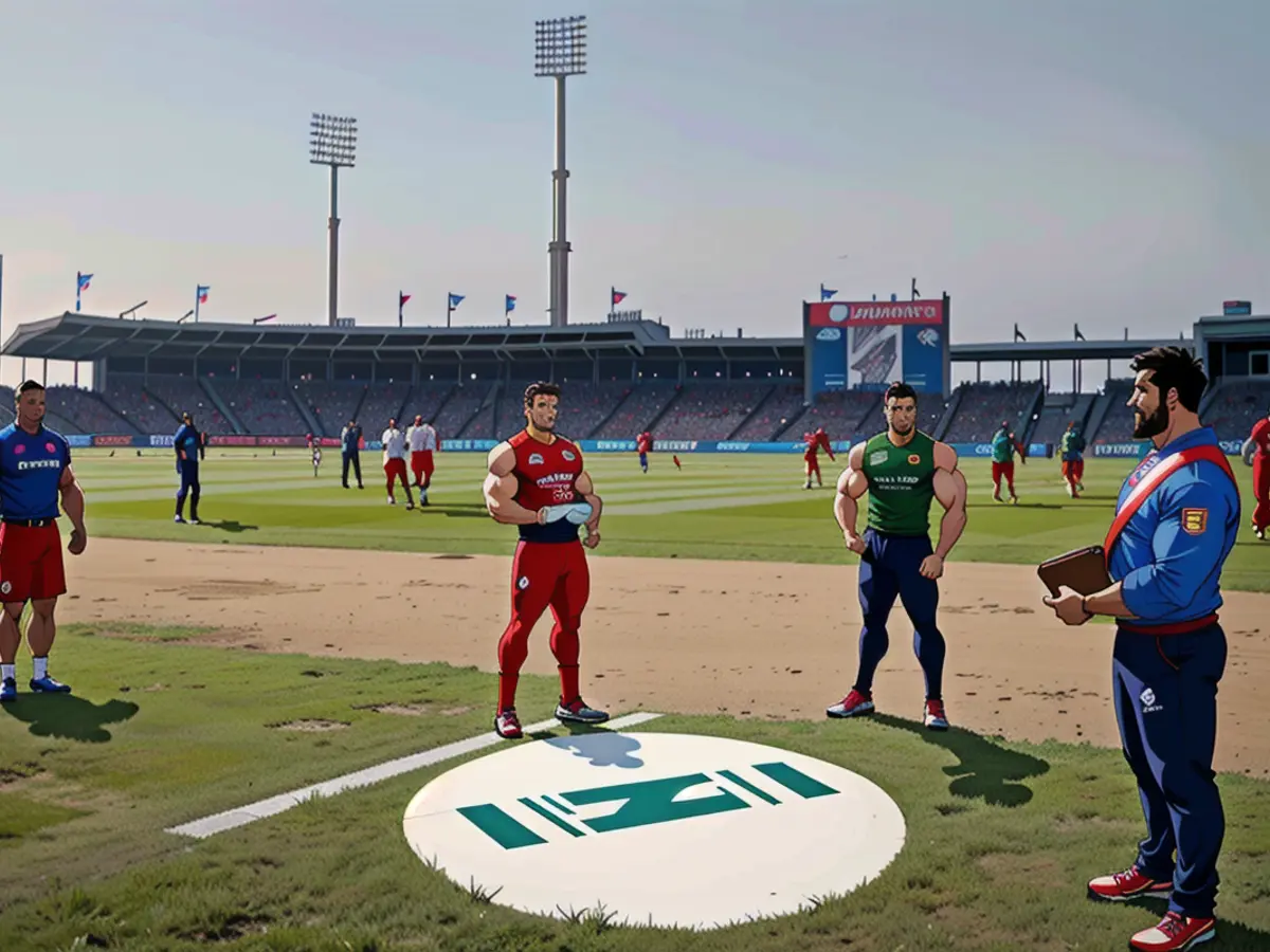 Bangladesh facing off against Oman in the ICC Men's T20 World Cup 2021 Bangladesh confronts Oman in the ICC Men's T20 World Cup 2021 competition.