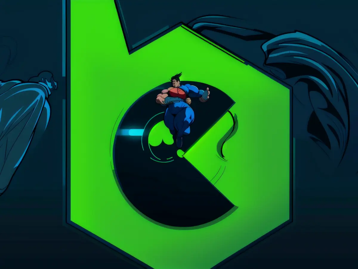 Illustration depicts a close-up of a man's face, sporting a menacing grin, while giving a thumb's up gesture. Cryptocurrency XRP aims for a price of $9.75 by 2025, yet analysts posit that MAGACOIN FINANCE and Sei (SEI) could provide even more impressive returns on investment (ROI). Explore the reasons behind the rising popularity of these digital assets.